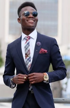 Warren Asher Boutonnière Fleur Violette -Boutique Trendhim violet2