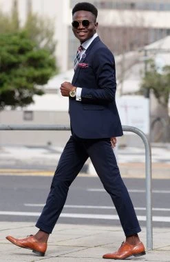 Warren Asher Boutonnière Fleur Violette -Boutique Trendhim violet3