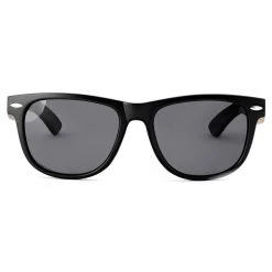 Waykins Lunettes De Soleil Rétro Noires à Verres Polarisés Et Branches En Bois -Boutique Trendhim wa39 2